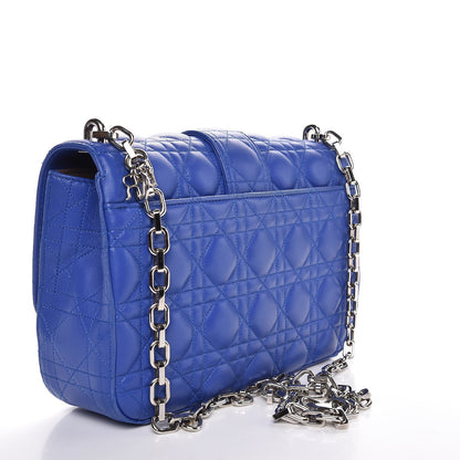 Christian Dior Lambskin Cannage Medium Miss Dior Flap Blue 3 of 7