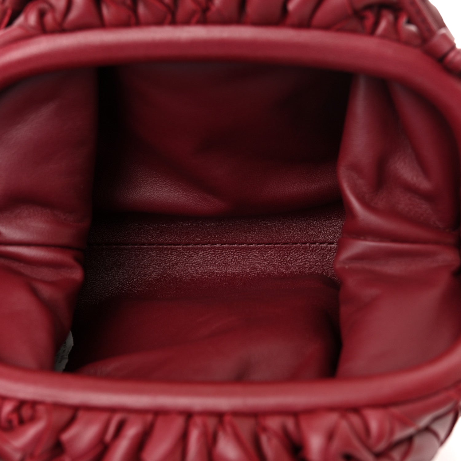 Bottega Veneta Nappa Intrecciato The Mini Pouch Bordeaux 5 of 10