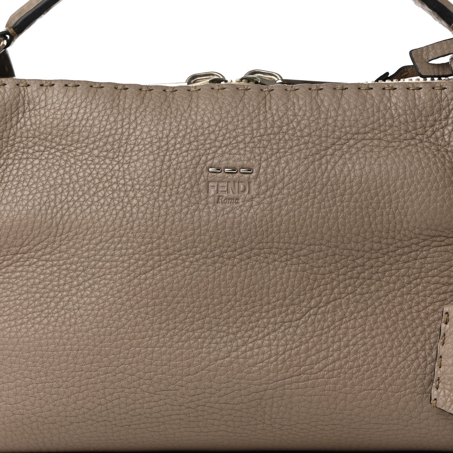 Fendi Cuoio Romano Selleria Lei Boston Tote Corda 8 of 18