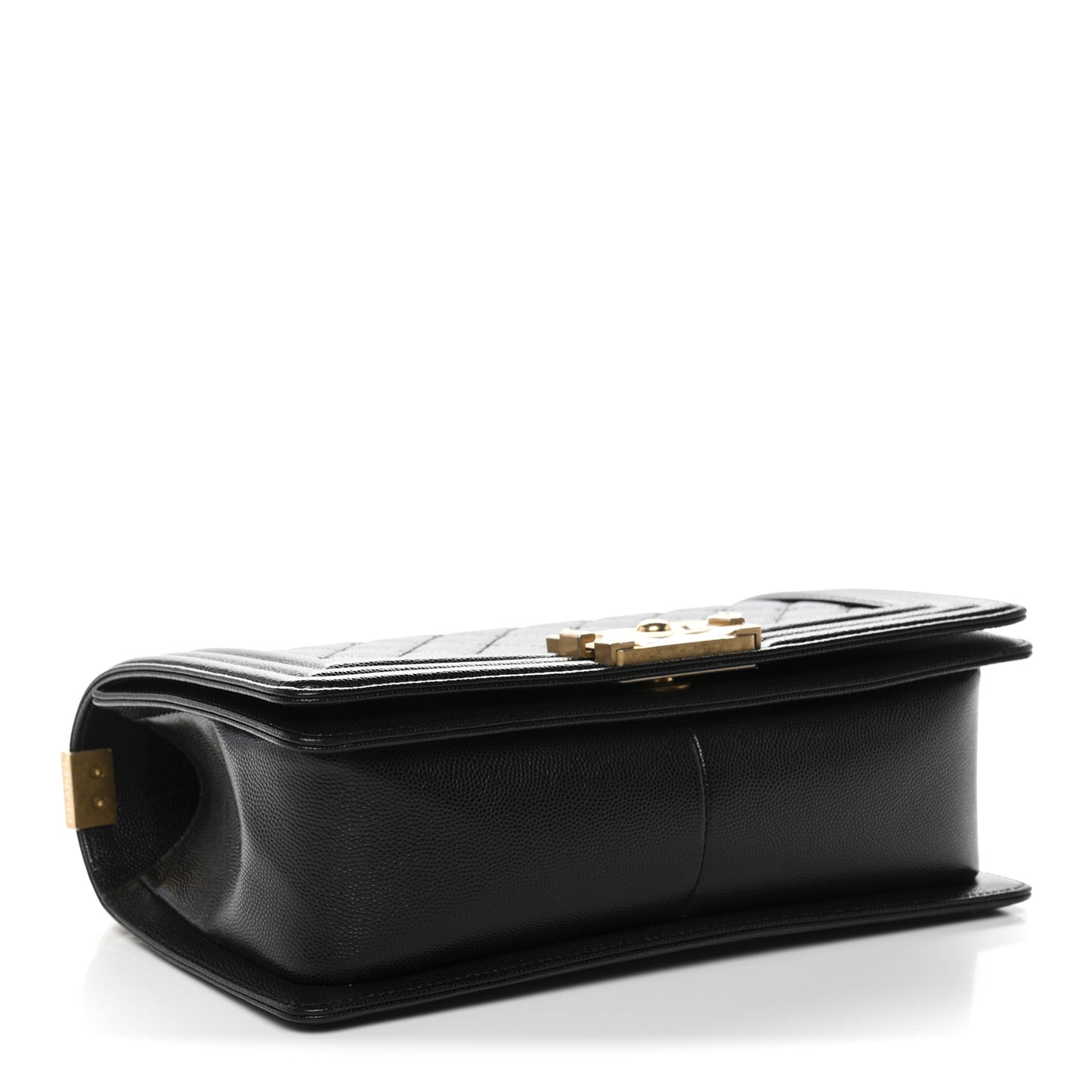 Caviar Quilted Medium Boy Flap Black