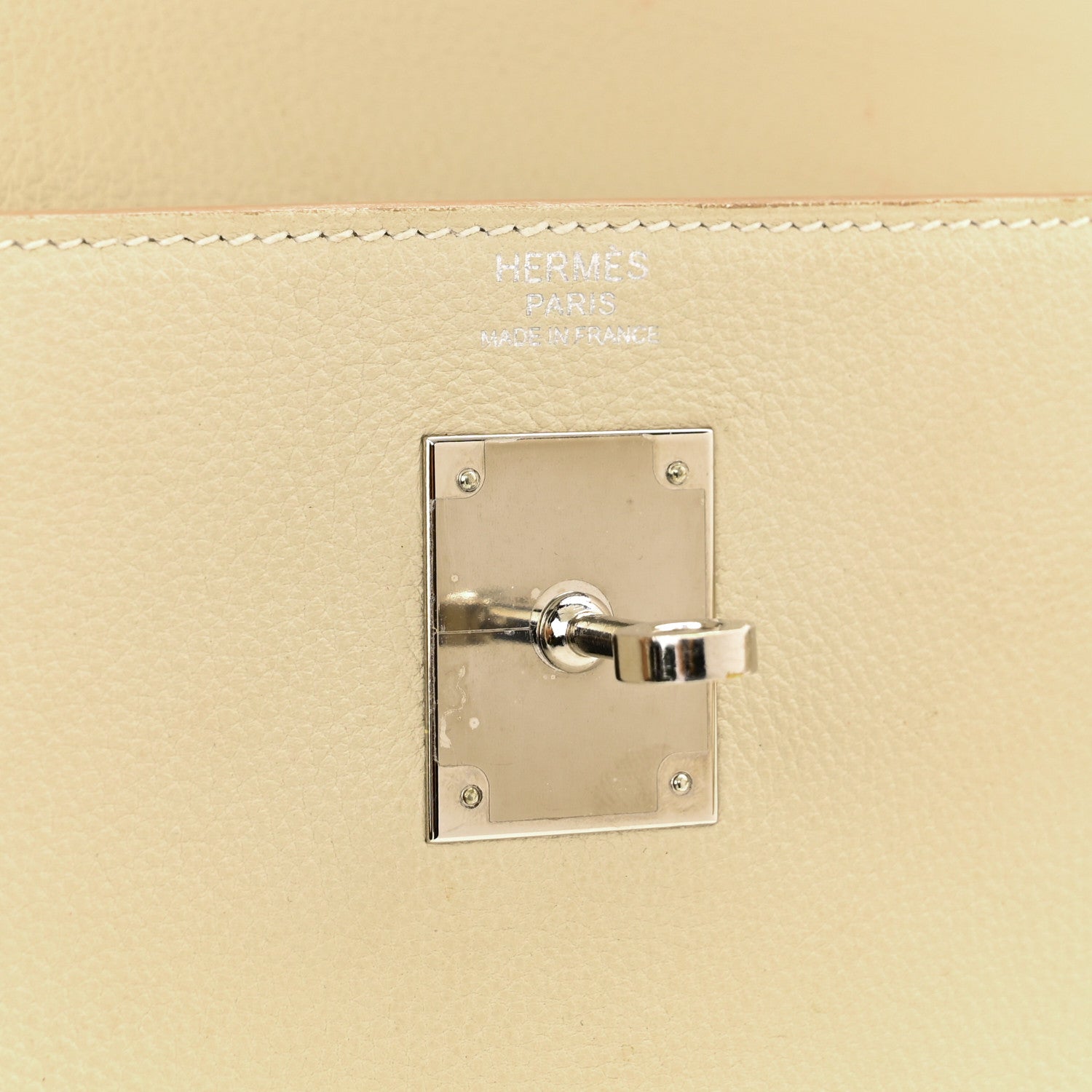 Hermes Togo Au Galop Kelly Retourne 32 Craie Rouge H Fauve Black 7 of 15