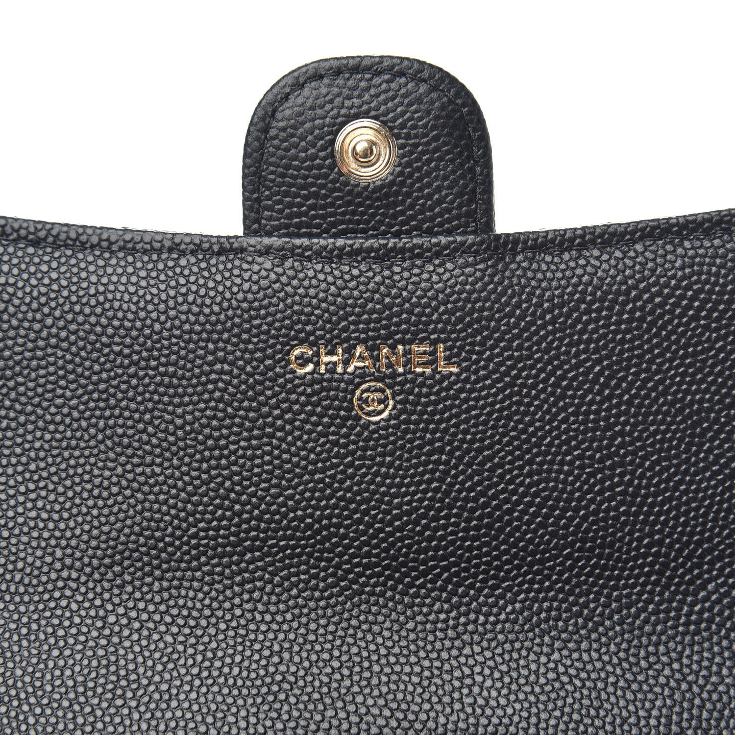 Chanel Caviar Quilted Medium Flap Wallet Black 6 of 9