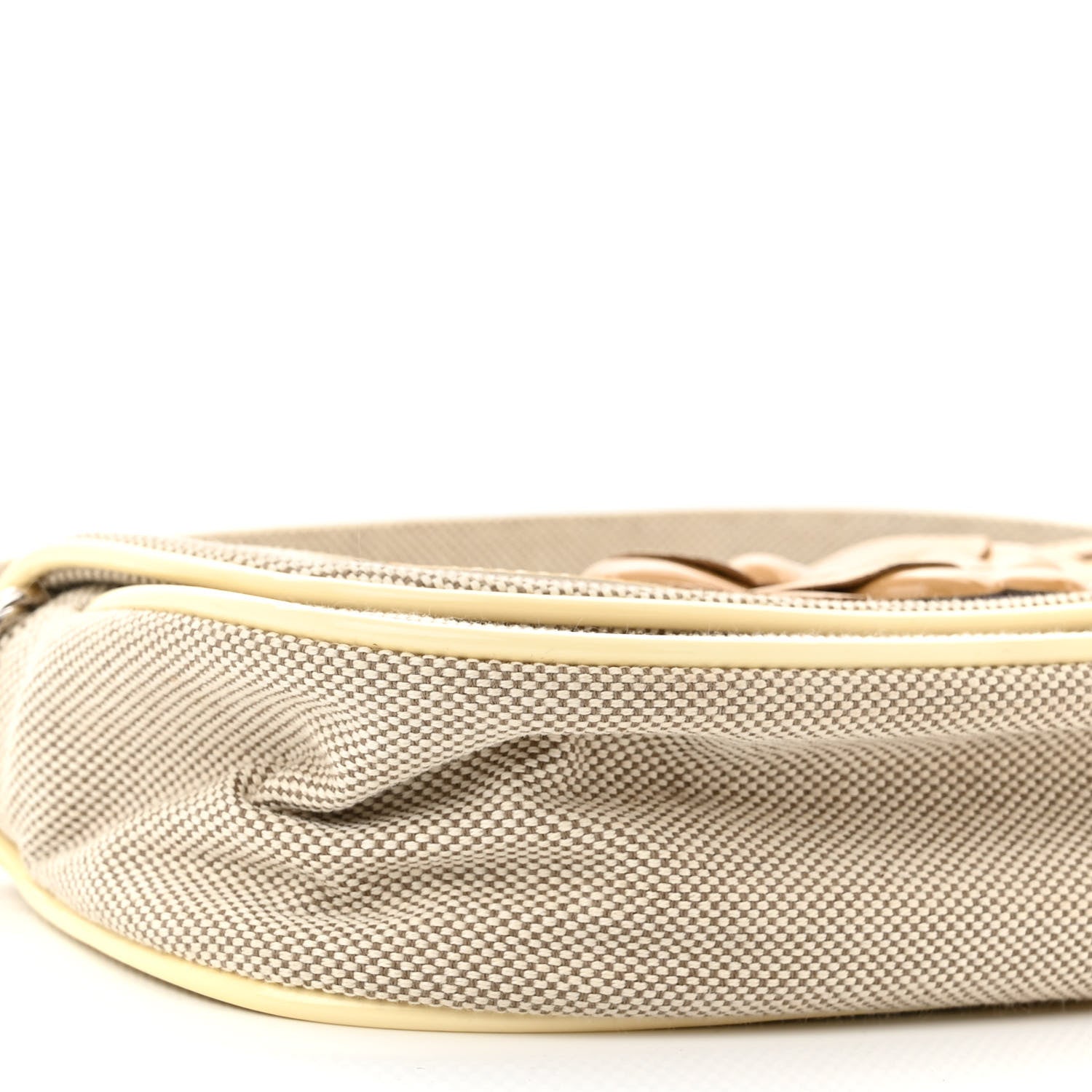 Chanel Canvas Camellia No. 5 Flap Beige Grey 9 of 13