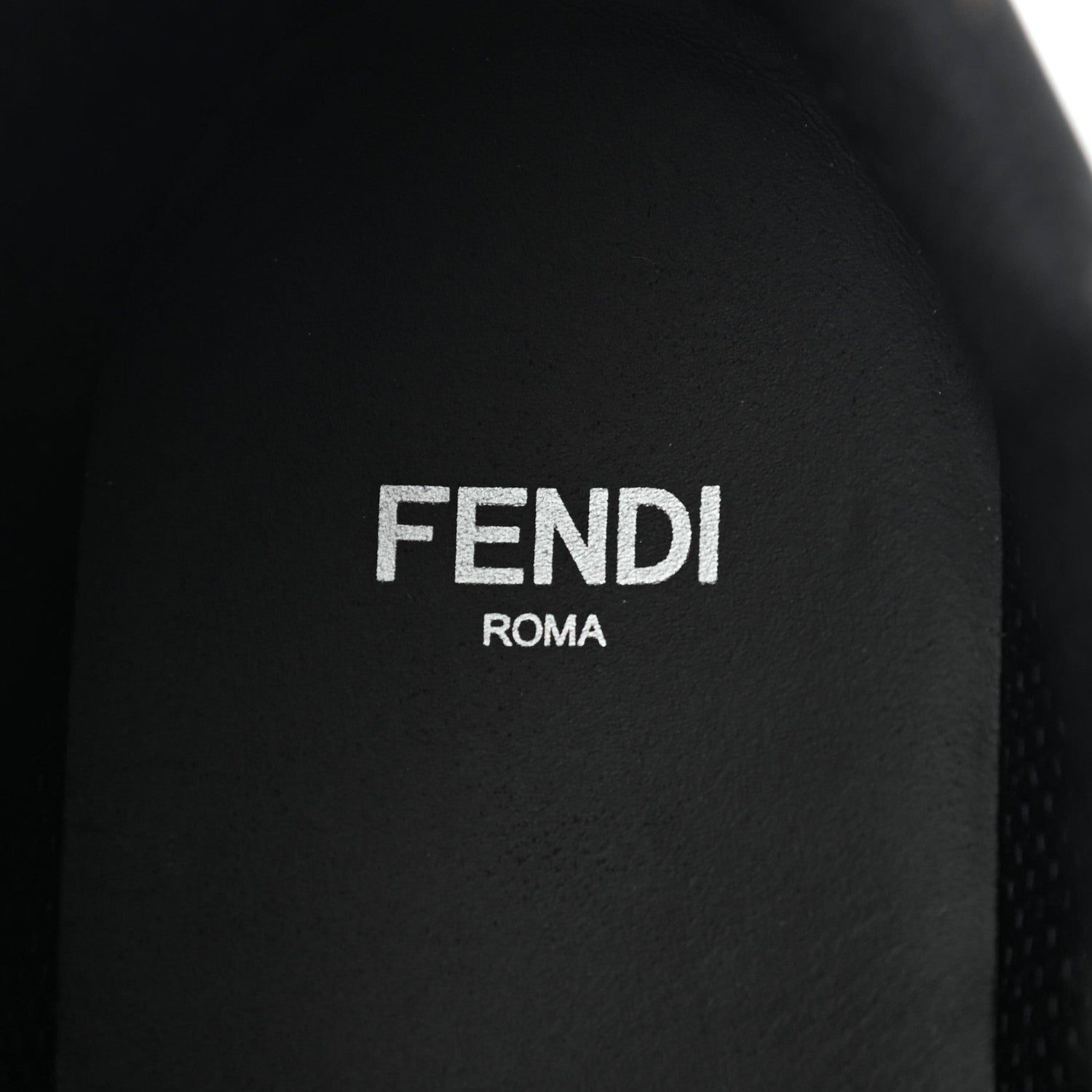 Fendi Nylon FF Reloaded High Top Sneakers 36 Tobacco Black 7 of 9