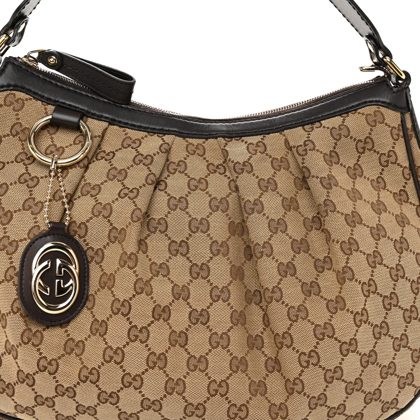 Monogram Medium Sukey Hobo Dark Brown