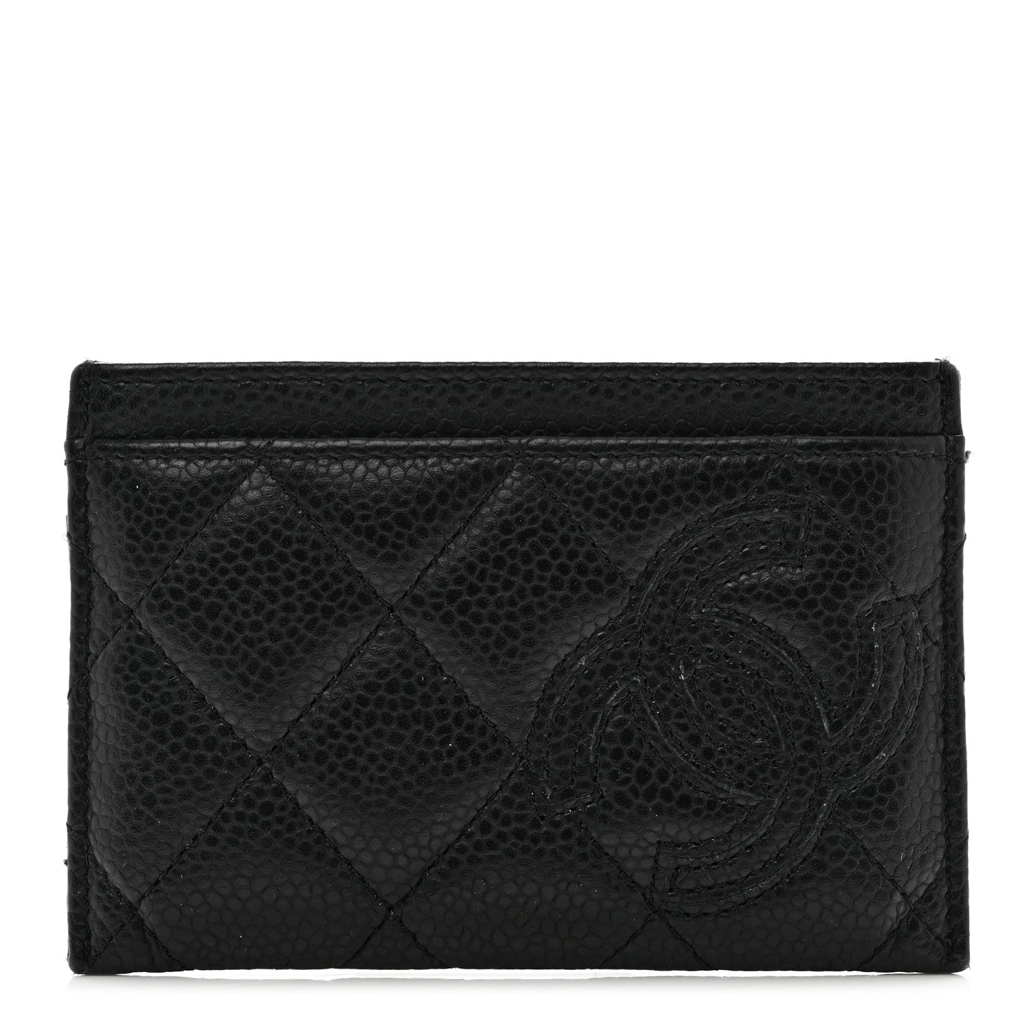 Chanel Caviar CC Card Holder Black 1 of 9