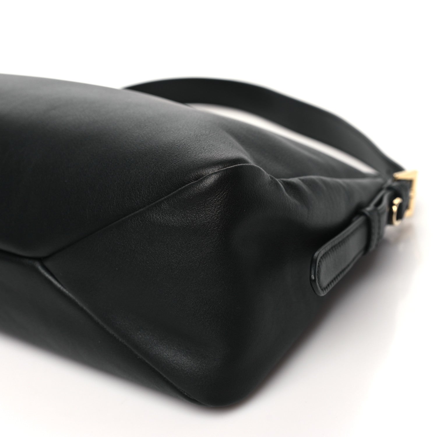 Prada Soft Calfskin Aimee Shoulder Bag Black 9 of 9