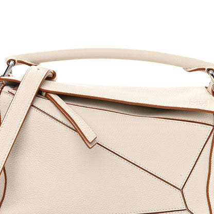 Loewe Calfskin Small Puzzle Bag Ivory 7 of 10