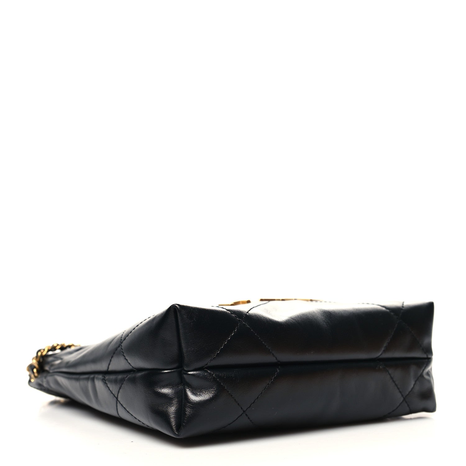 Chanel Shiny Calfskin Quilted Mini Chanel 22 Black 4 of 11