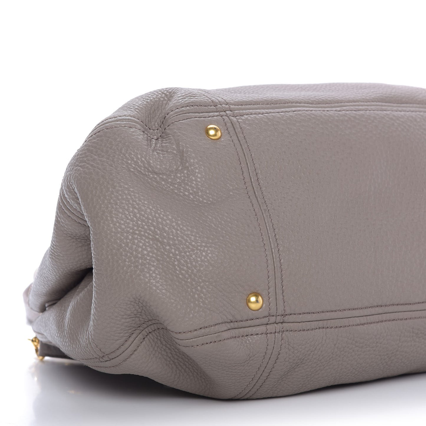 Vitello Daino Top Handle Tote Argilla