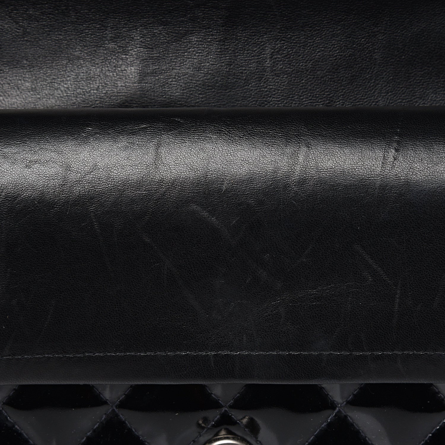 Chanel Patent Quilted Medium Double Flap Black 10 of 17