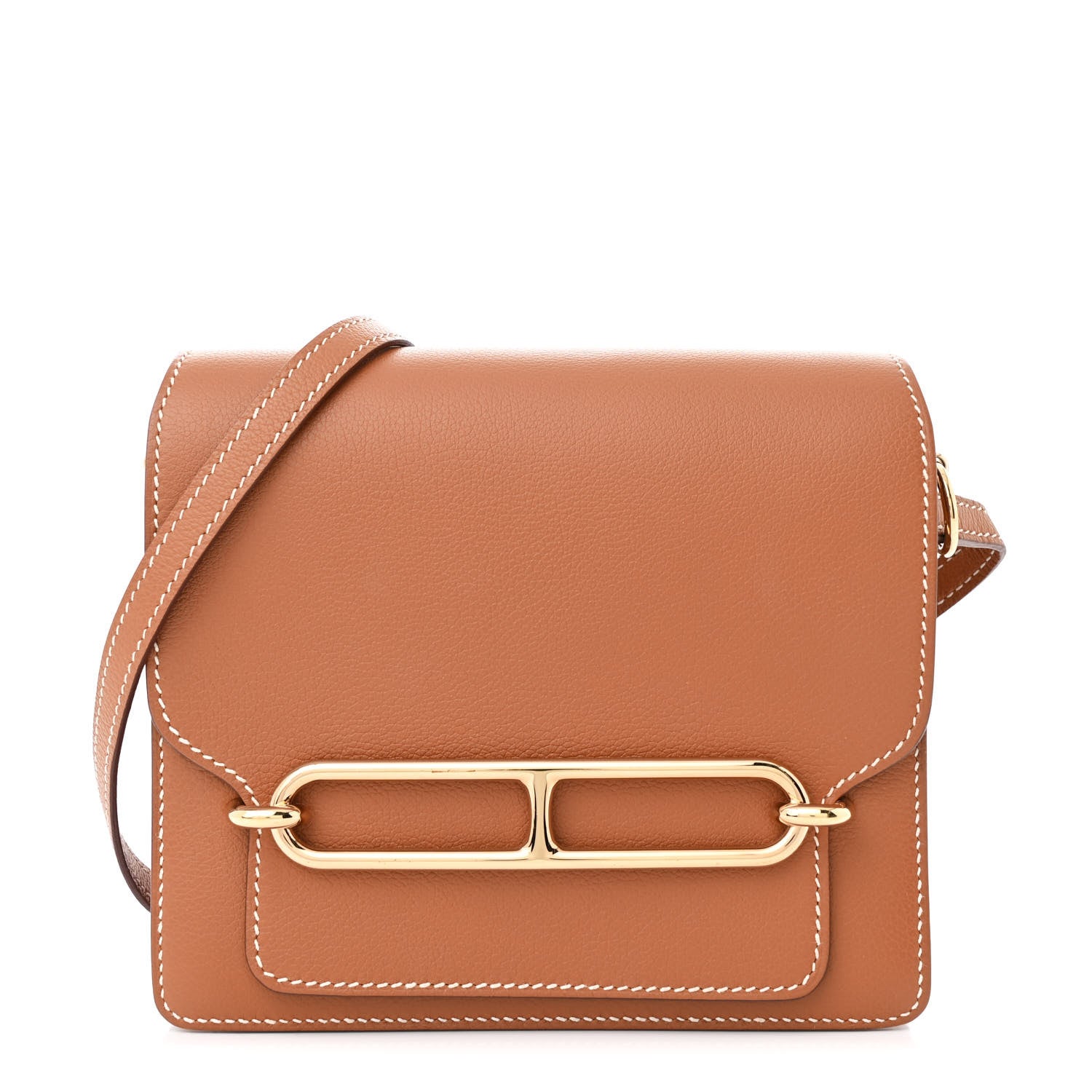 Hermes Evercolor Mini Sac Roulis Gold 1 of 12