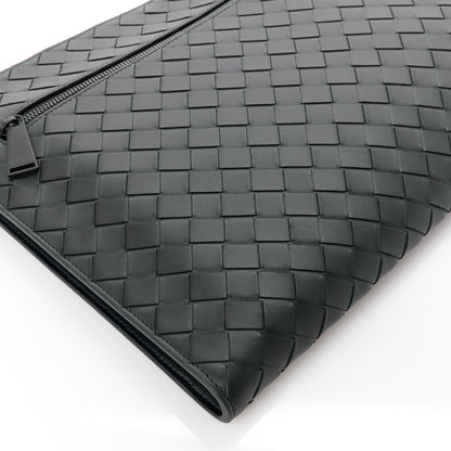 Bottega Veneta Calfskin Intrecciato Document Case Black 12 of 13