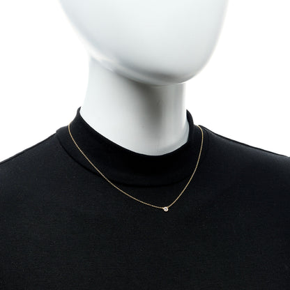 Tiffany 18K Yellow Gold Diamond .14ct Elsa Peretti Diamonds by the Yard Pendant Necklace 2 of 5