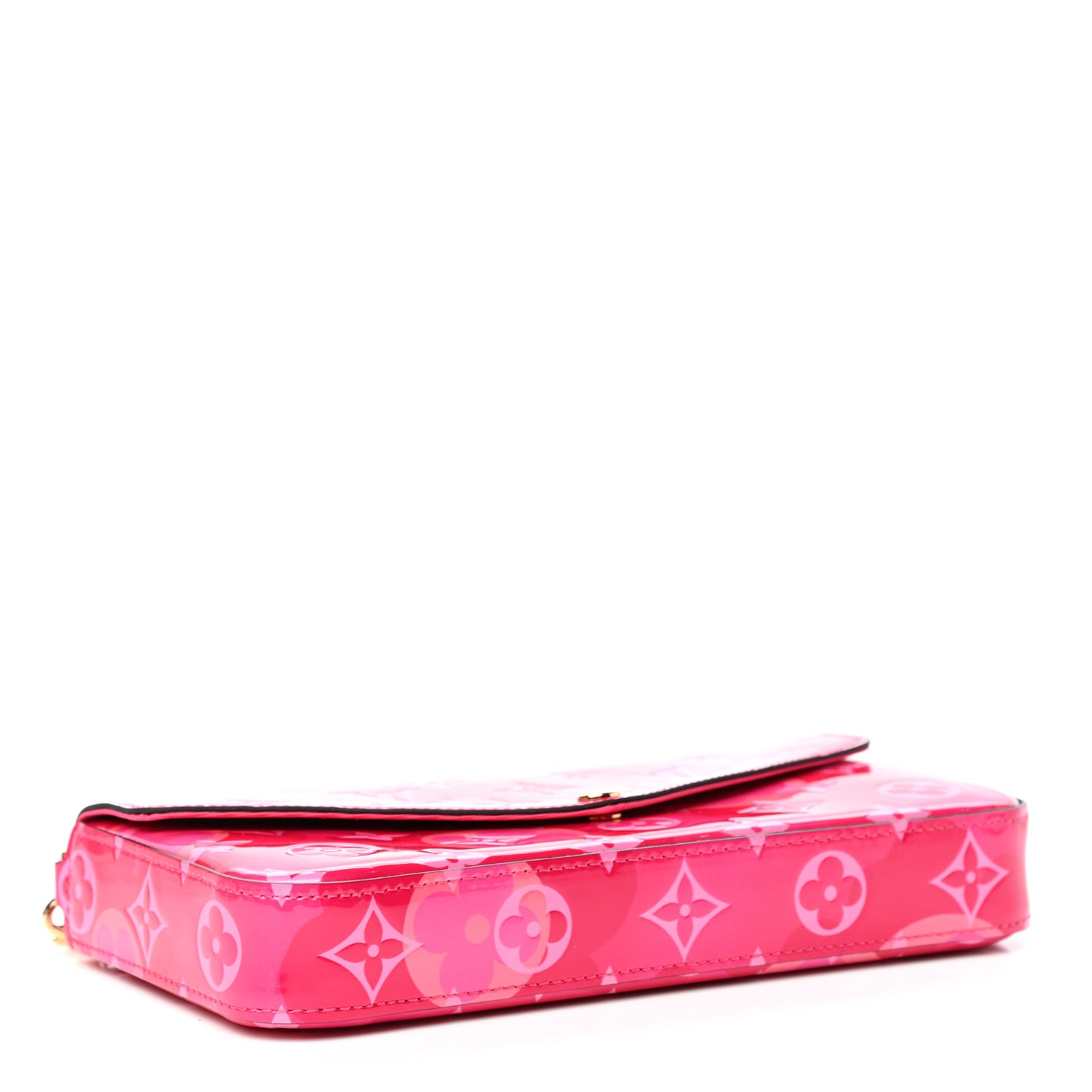 Vernis Valentine Pochette Felicie Chain Wallet Fuchsia