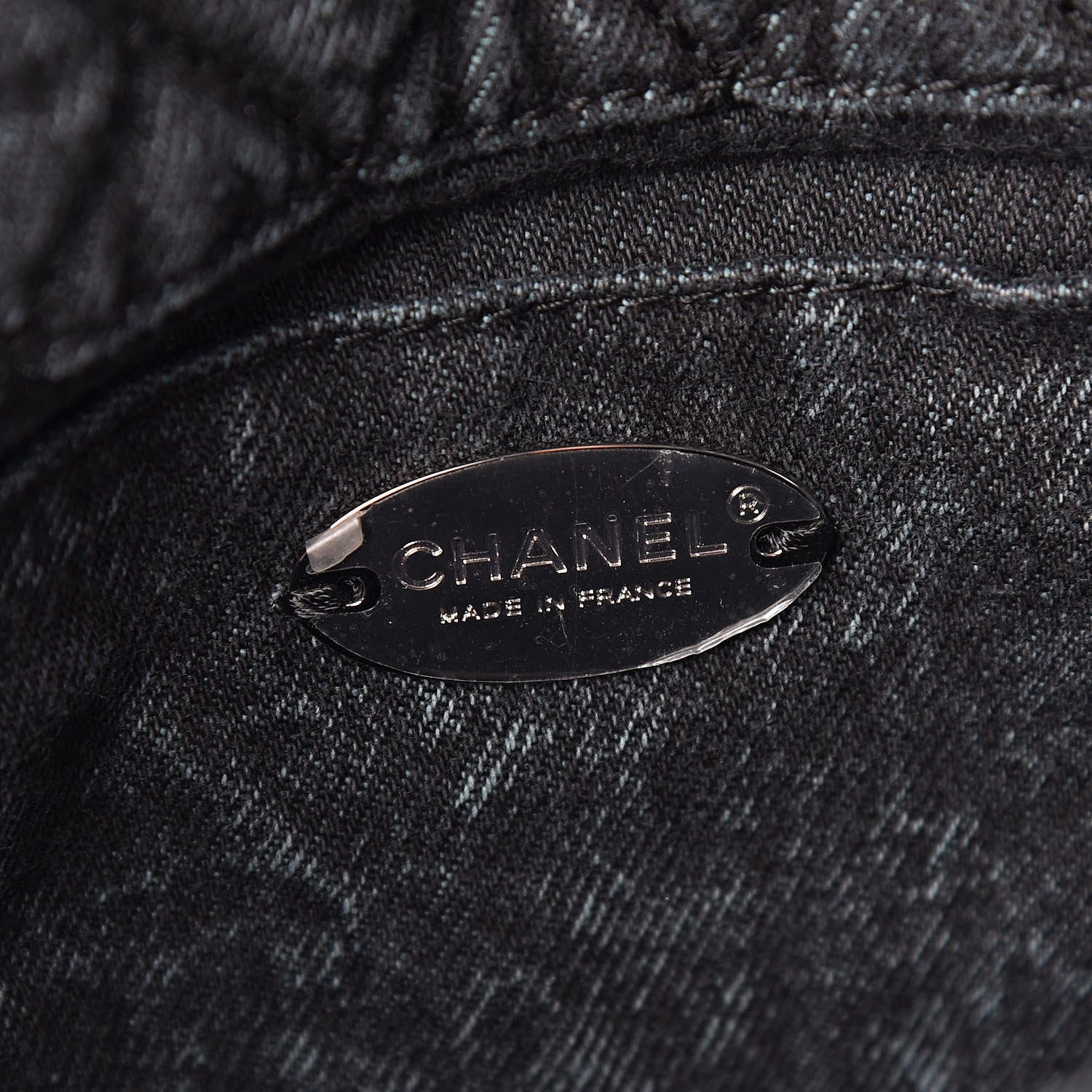 Chanel Denim Quilted Small Denimpression Flap Blue Black 6 of 10