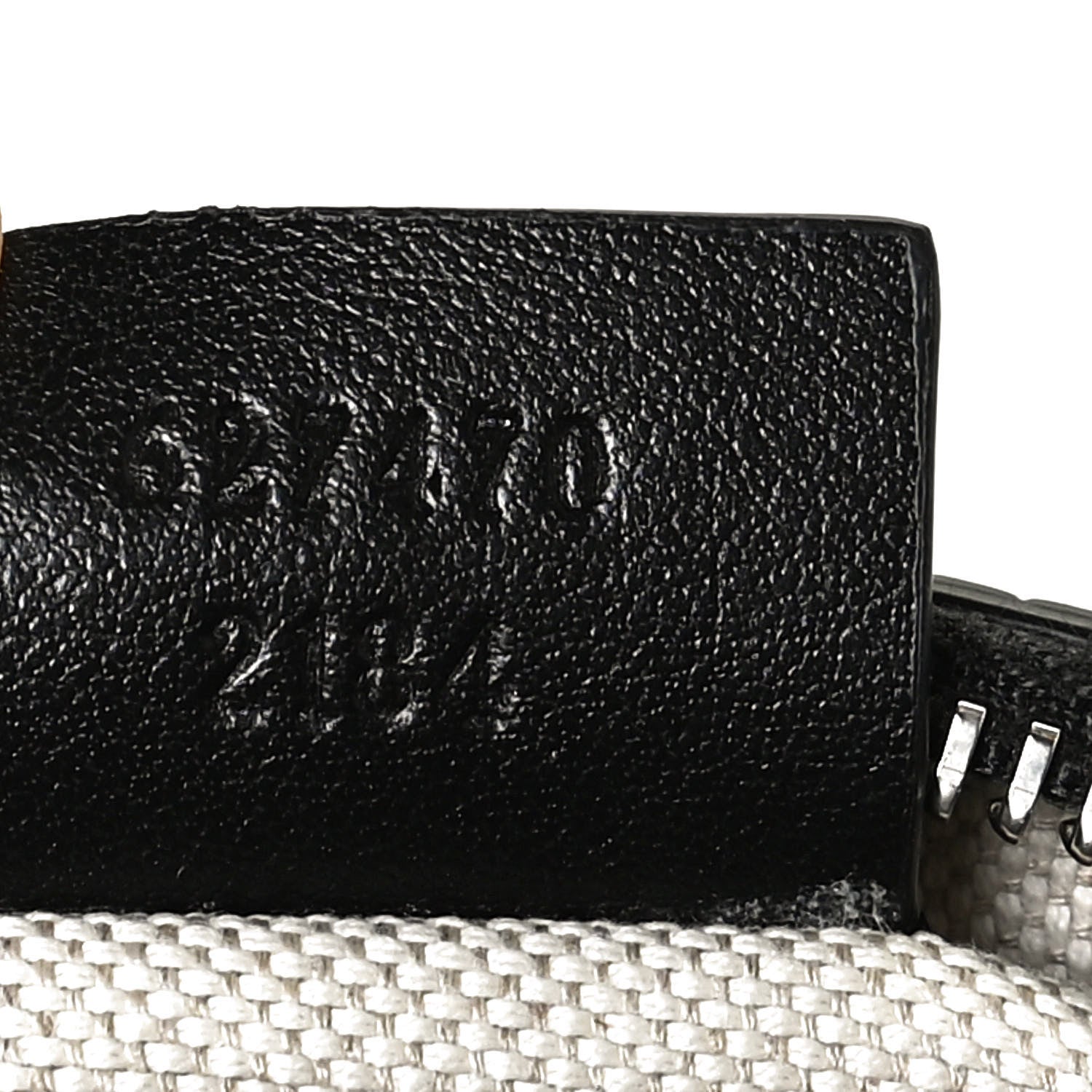 Gucci Calfskin GG Tennis Embossed Cosmetic Case Black 7 of 12