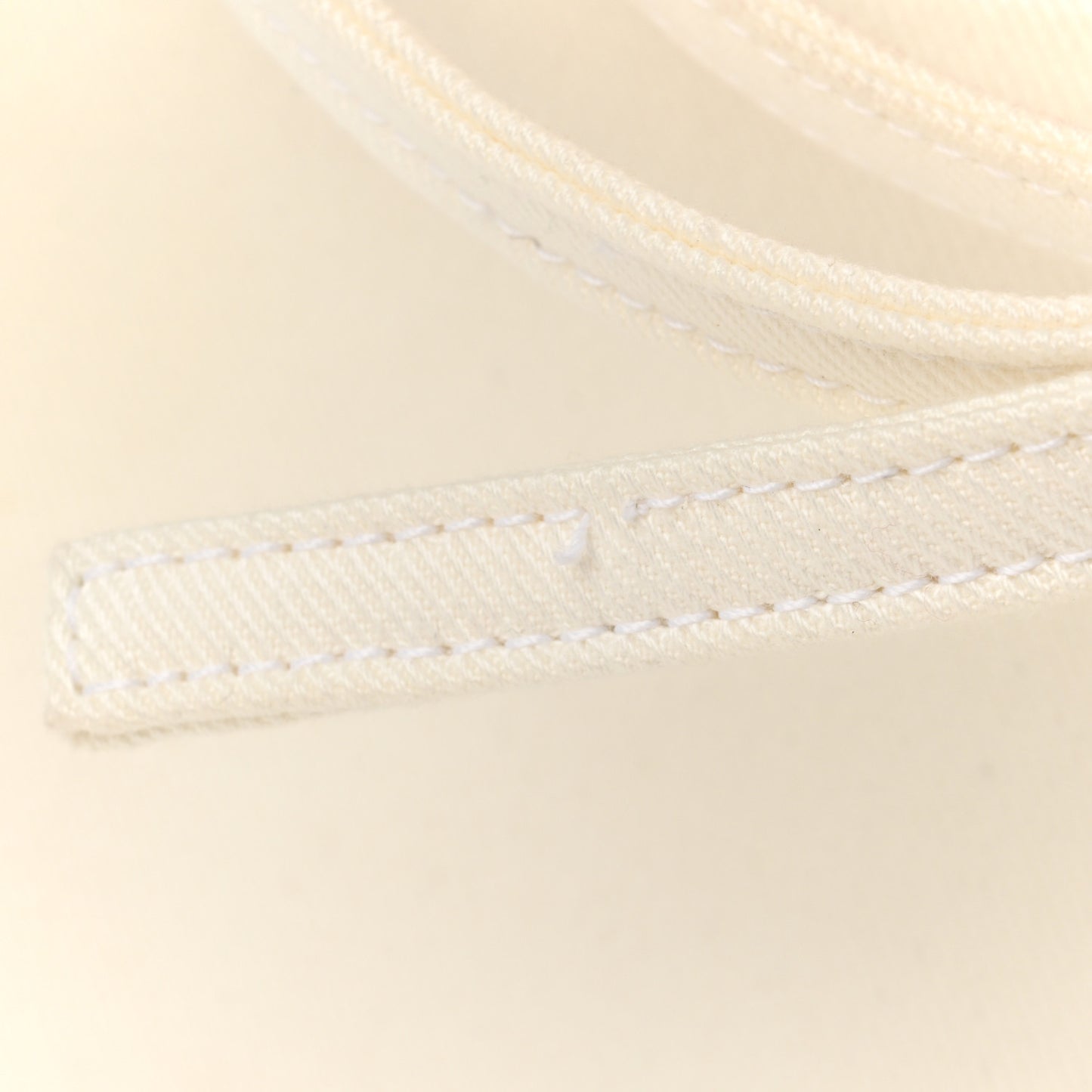 Cotton Canvas Small Hourglass Top Handle Bag White