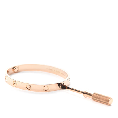 Cartier 18K Pink Gold LOVE Bracelet 16 4 of 8