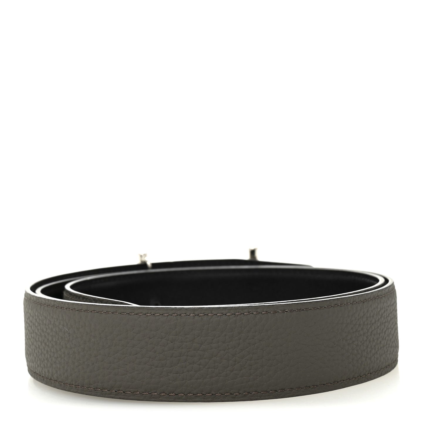 Box 135 Togo Reversible 32mm Rider Belt 95 Black Etain