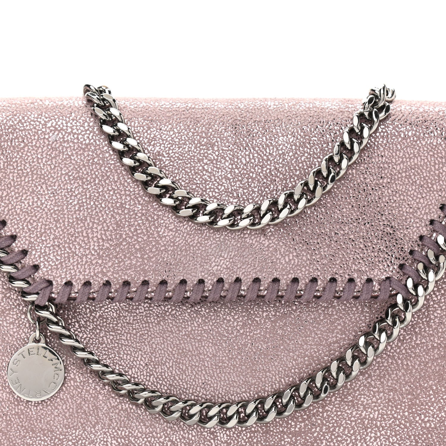 Stella McCartney Shaggy Deer Falabella Mini Crossbody Bag Pink 7 of 9
