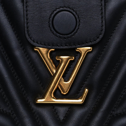 Louis Vuitton Calfskin New Wave Chain Tote Black 6 of 13