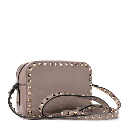 Valentino Garavani Calfskin Rockstud Camera Crossbody Bag Poudre 3 of 8