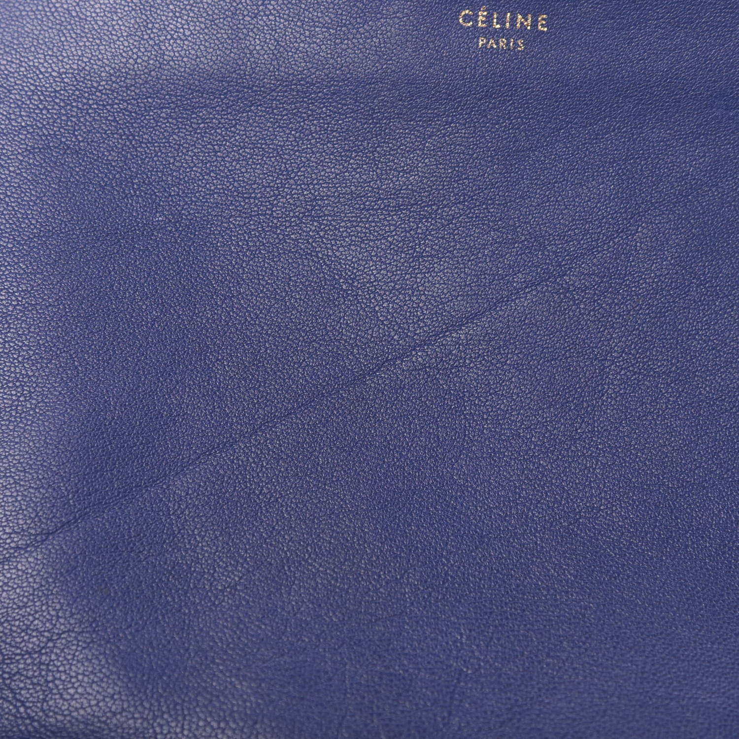 Celine Lambskin Small Trio Crossbody Bag Indigo 13 of 17