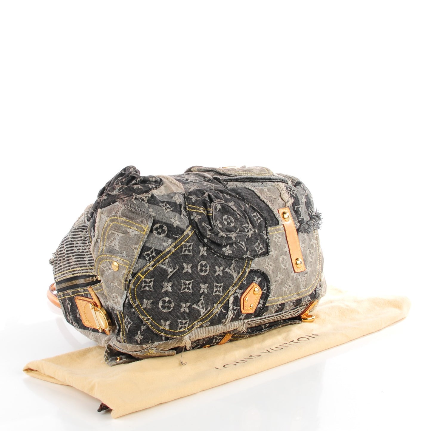 Denim Patchwork Speedy 30 Grey