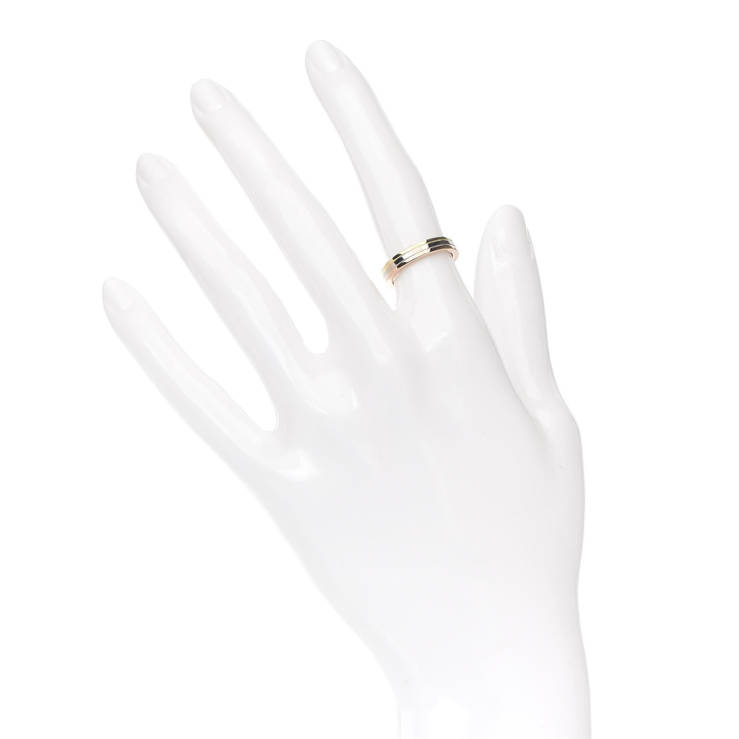 Cartier 18K Pink White Yellow Gold 3.5mm Vendome Louis Cartier Wedding Band Ring 48 4.5 2 of 4