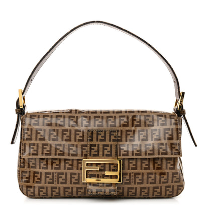 Fendi Vinyl Zucchino Baguette Tobacco 1 of 10