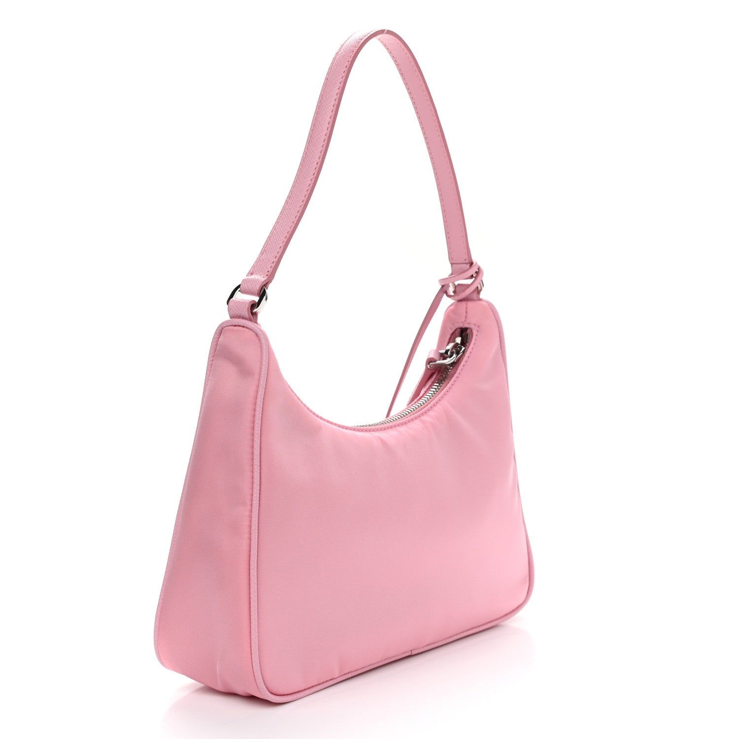 Prada Re-Nylon Saffiano Mini Re-Edition 2005 Bag Rosa 3 of 9