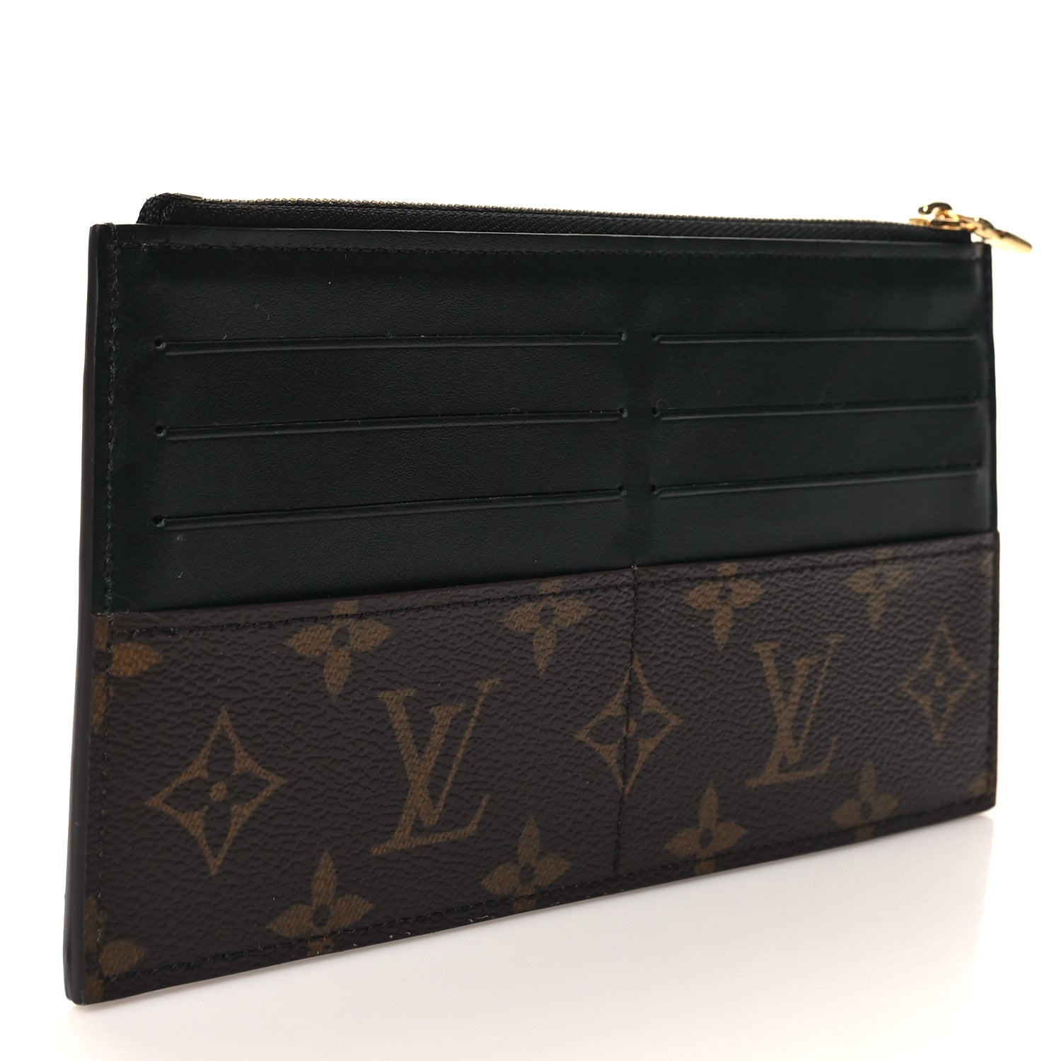 Louis Vuitton Monogram Slim Purse Black 3 of 7