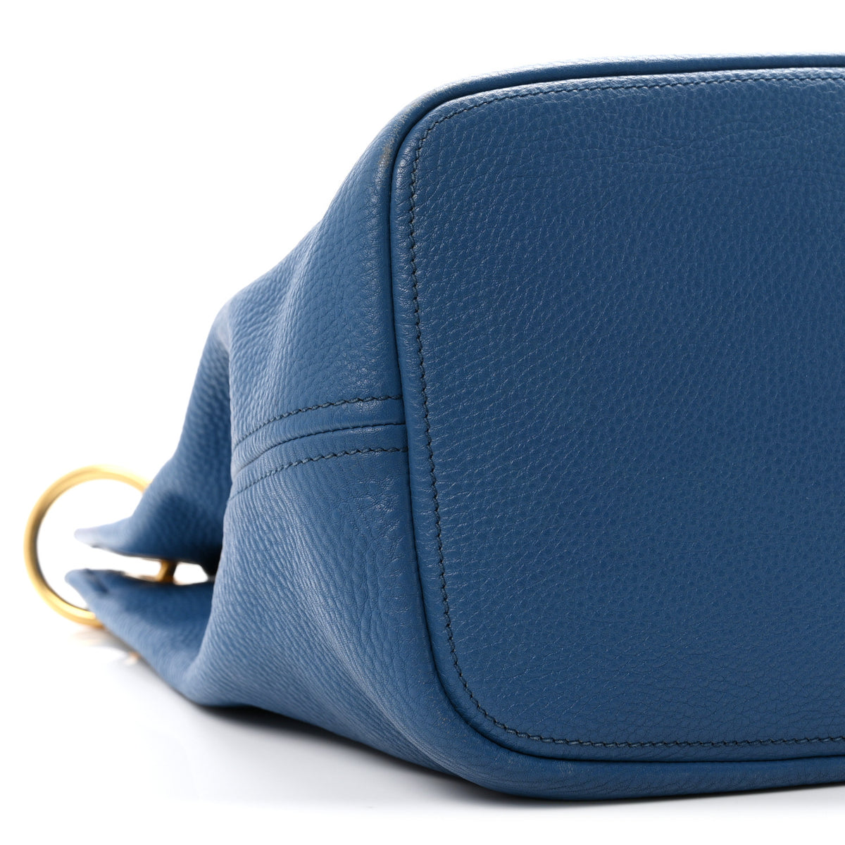 Prada Vitello Daino Hobo Cobalt 10 of 12