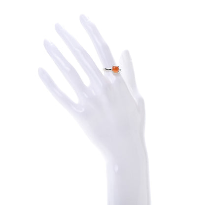 Tiffany Sterling Silver Carnelian Paloma Picasso Sugar Stacks Ring 55 7.25 2 of 7