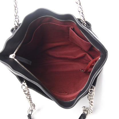 Chanel Caviar Large CC Tuck Tote Black 4 of 10