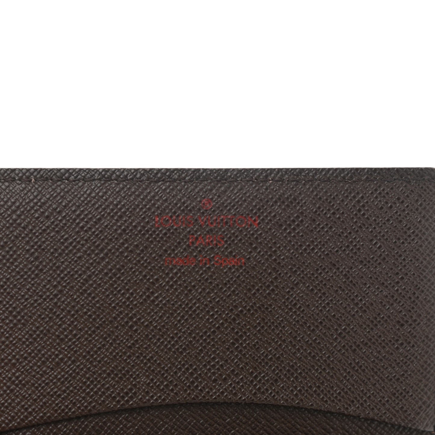 Damier Ebene Business Card Holder