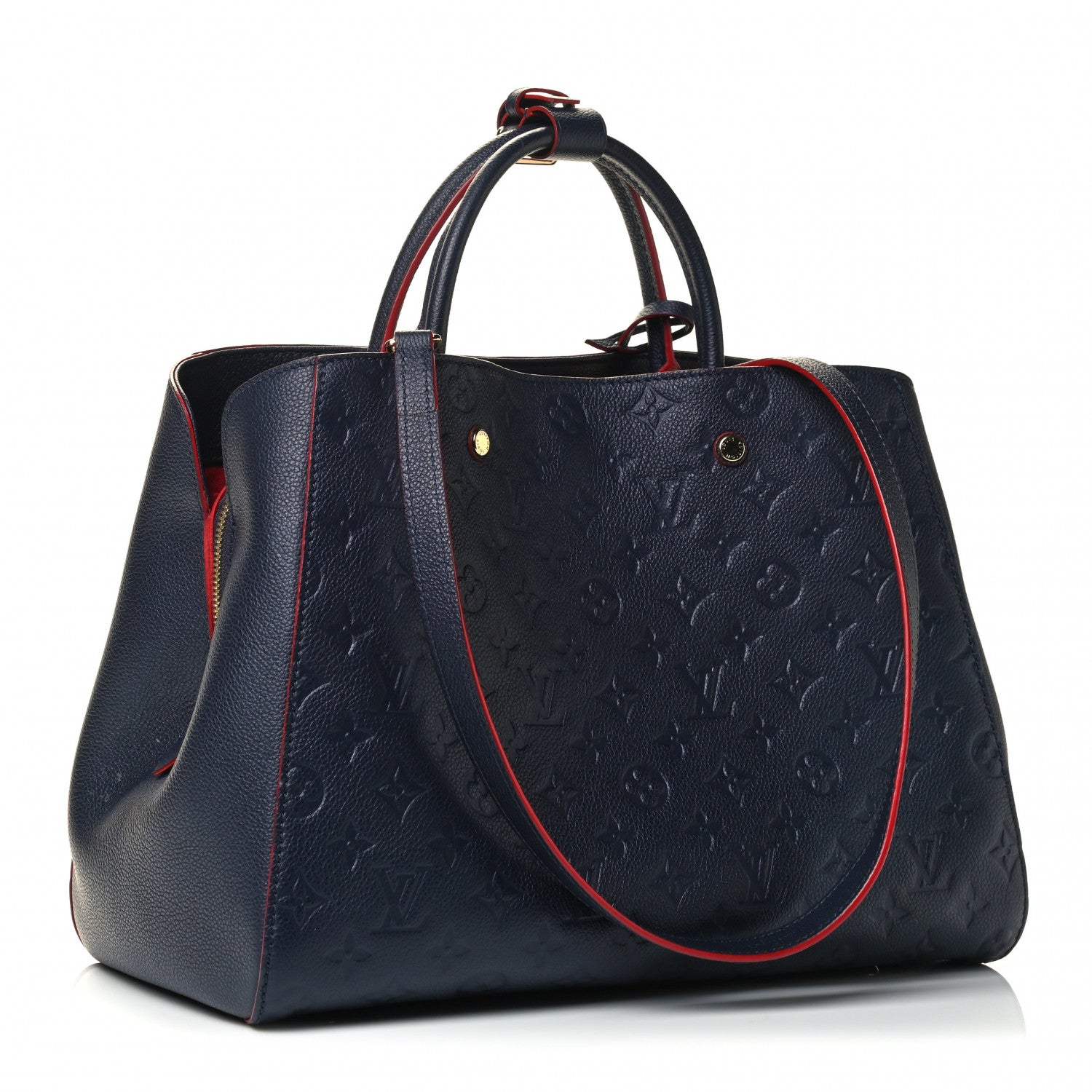Louis Vuitton Empreinte Montaigne GM Marine Rouge 2 of 4