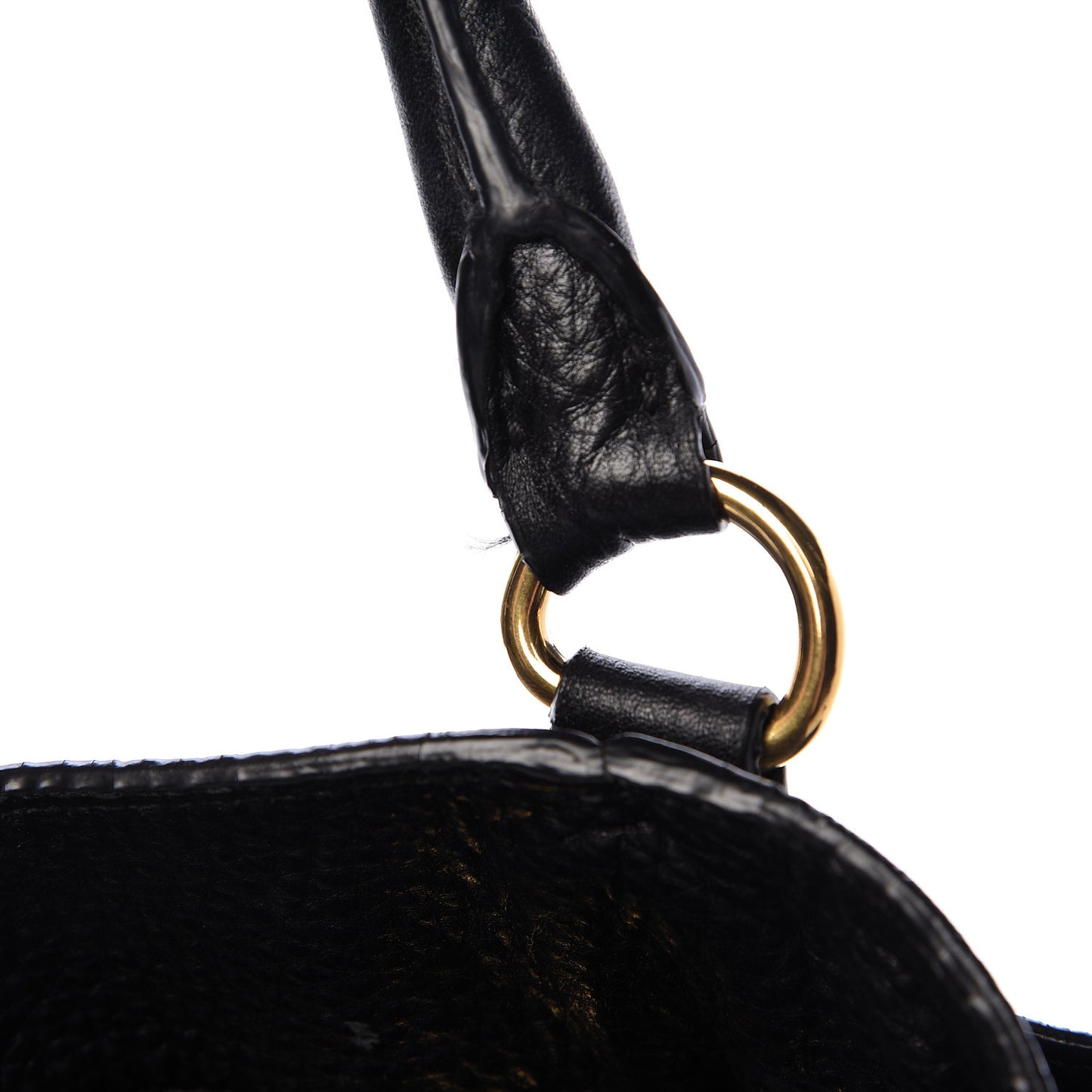 Vitello Daino Side Pocket Hobo Black
