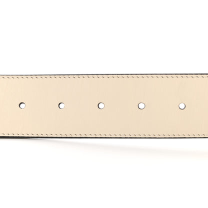 Gucci Calfskin Double G 40mm Belt 100 40 Mystic White 6 of 7