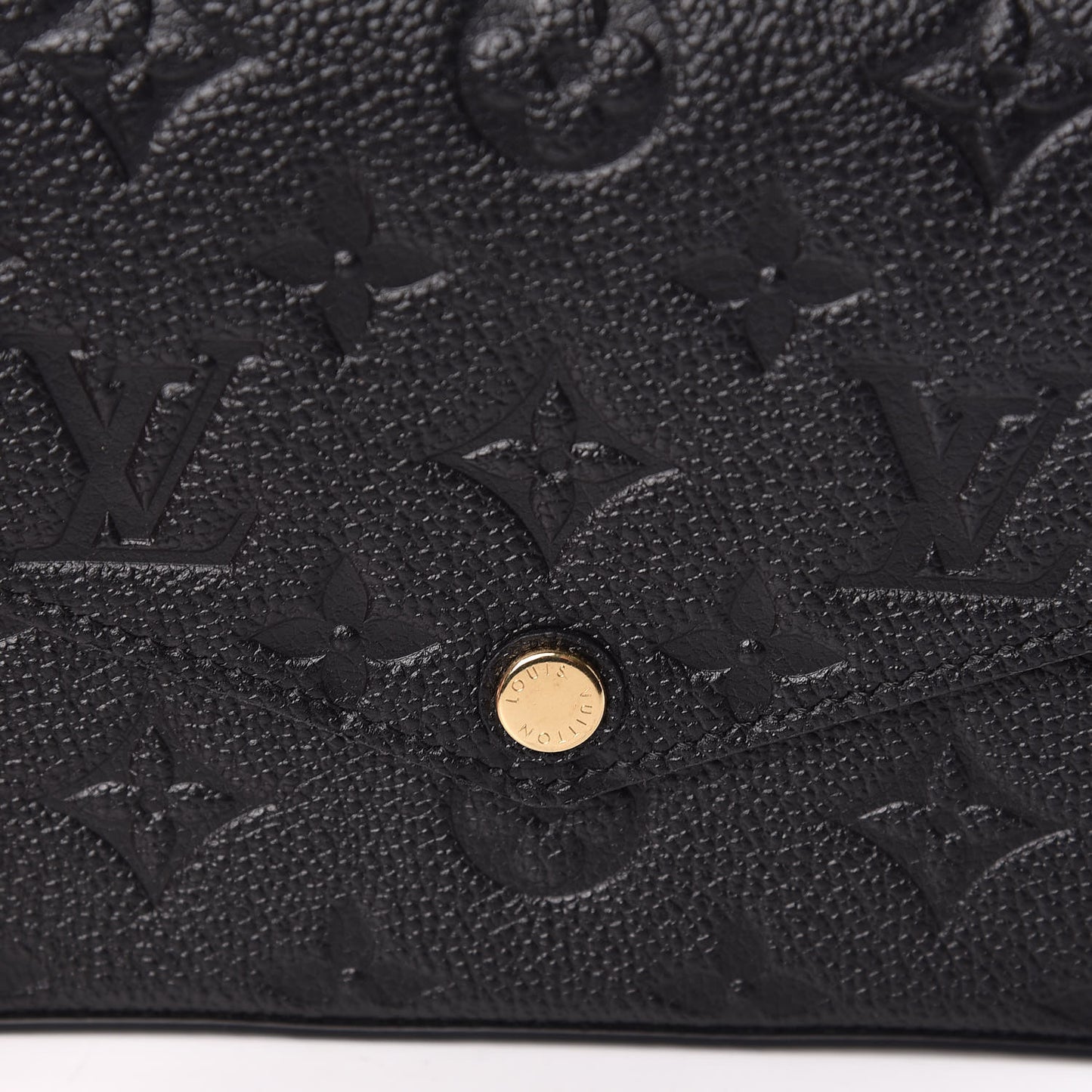 Empreinte Pochette Felicie Chain Wallet Black