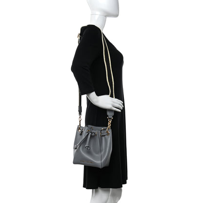 Marc Jacobs Grained Calfskin That Bucket Bag Grey 3 of 10