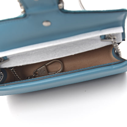 Gucci Velvet Super Mini Dionysus Shoulder Bag Pavone Cyan 5 of 11