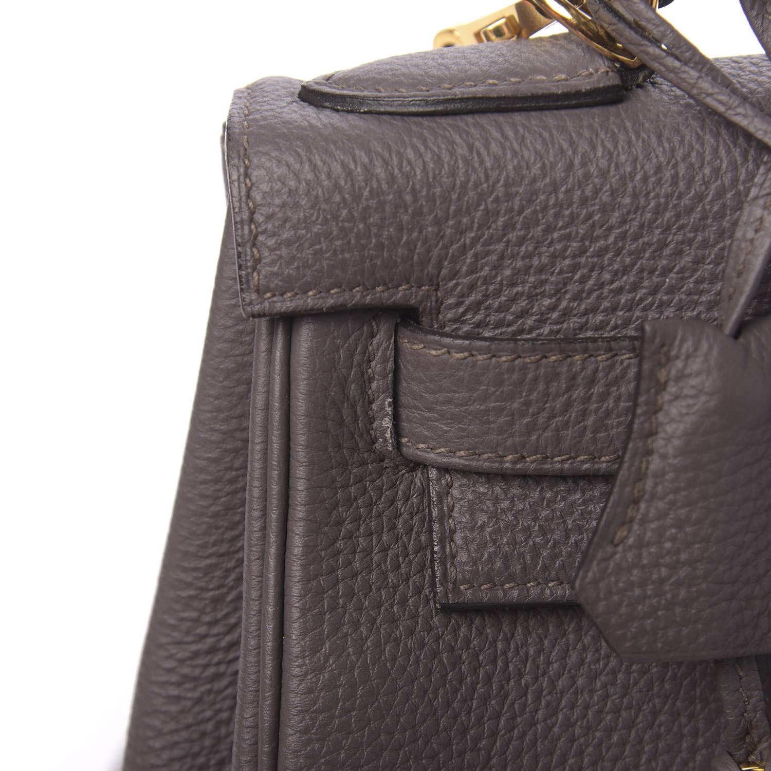 Hermes Togo Kelly Retourne 28 Etain 9 of 13