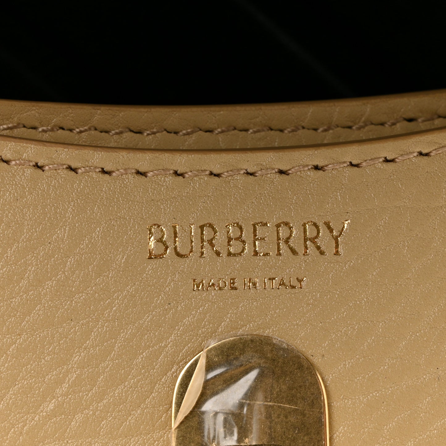 Calfskin Small Rocking Horse Crossbody Sand