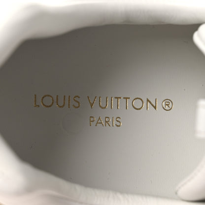 Louis Vuitton Calfskin Damier Azur Run Away Sneakers 40.5 White 9 of 10