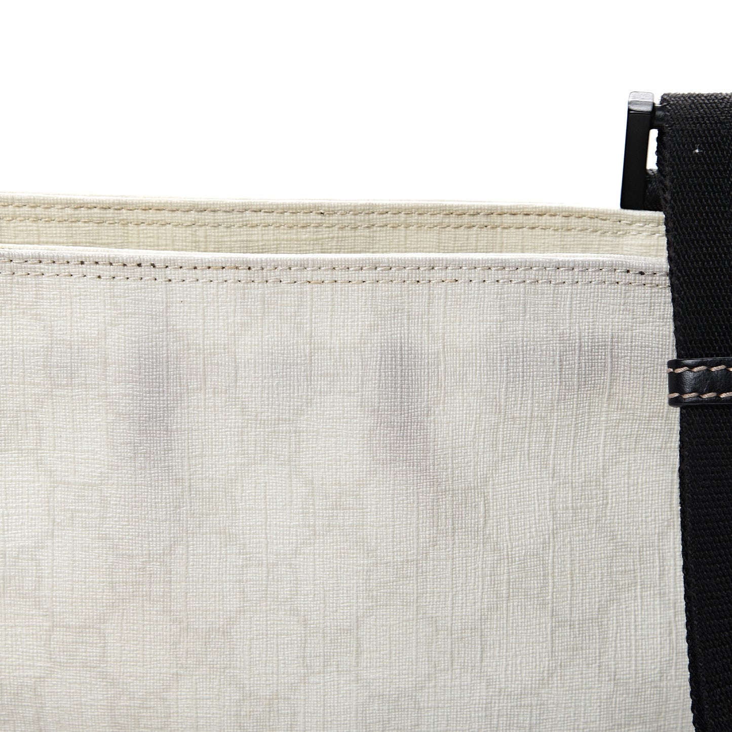 GG Plus Monogram Web Messenger Bag White
