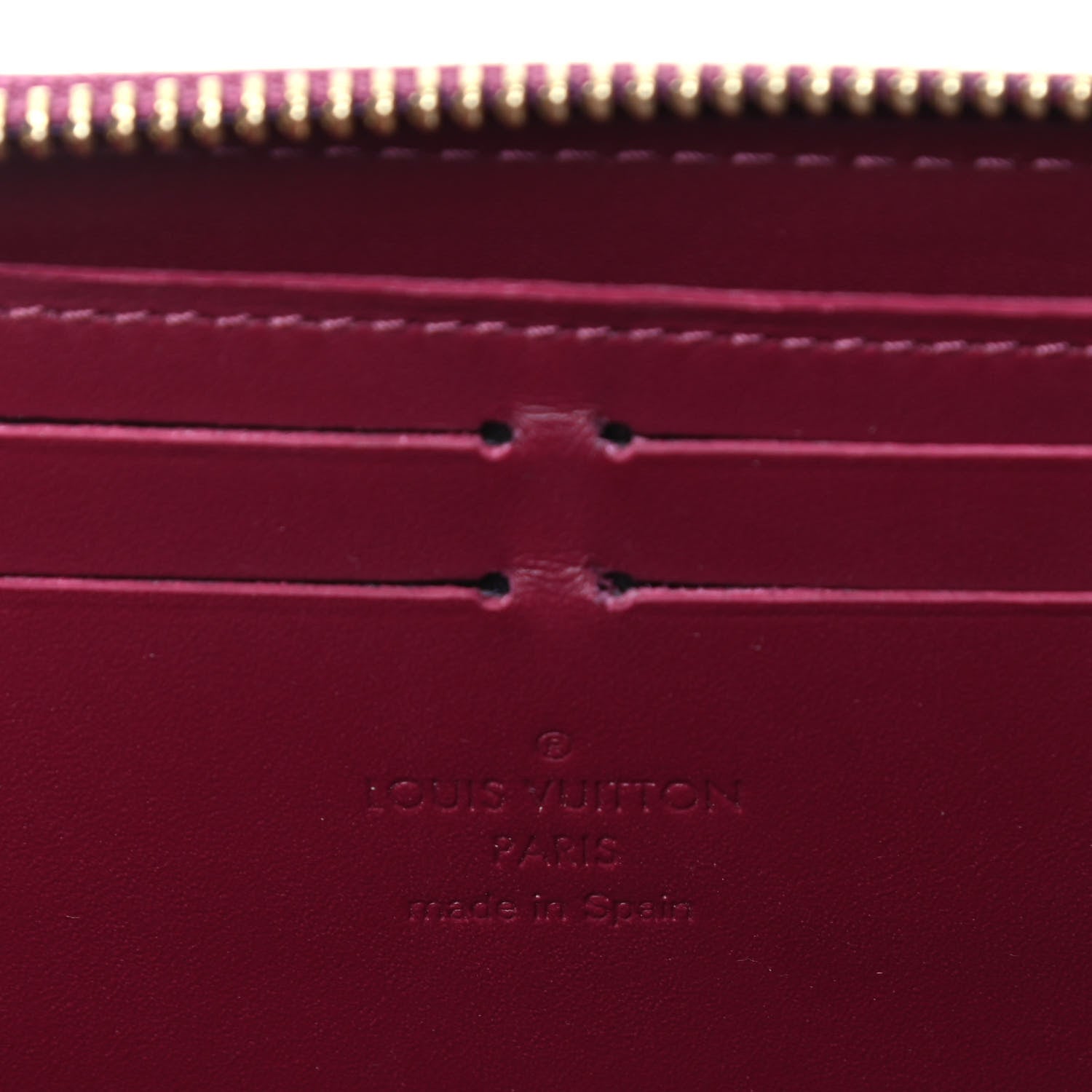 Louis Vuitton Vernis Clemence Wallet Magenta 6 of 7