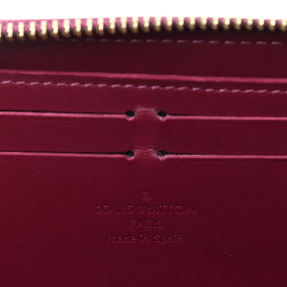 Louis Vuitton Vernis Clemence Wallet Magenta 6 of 7