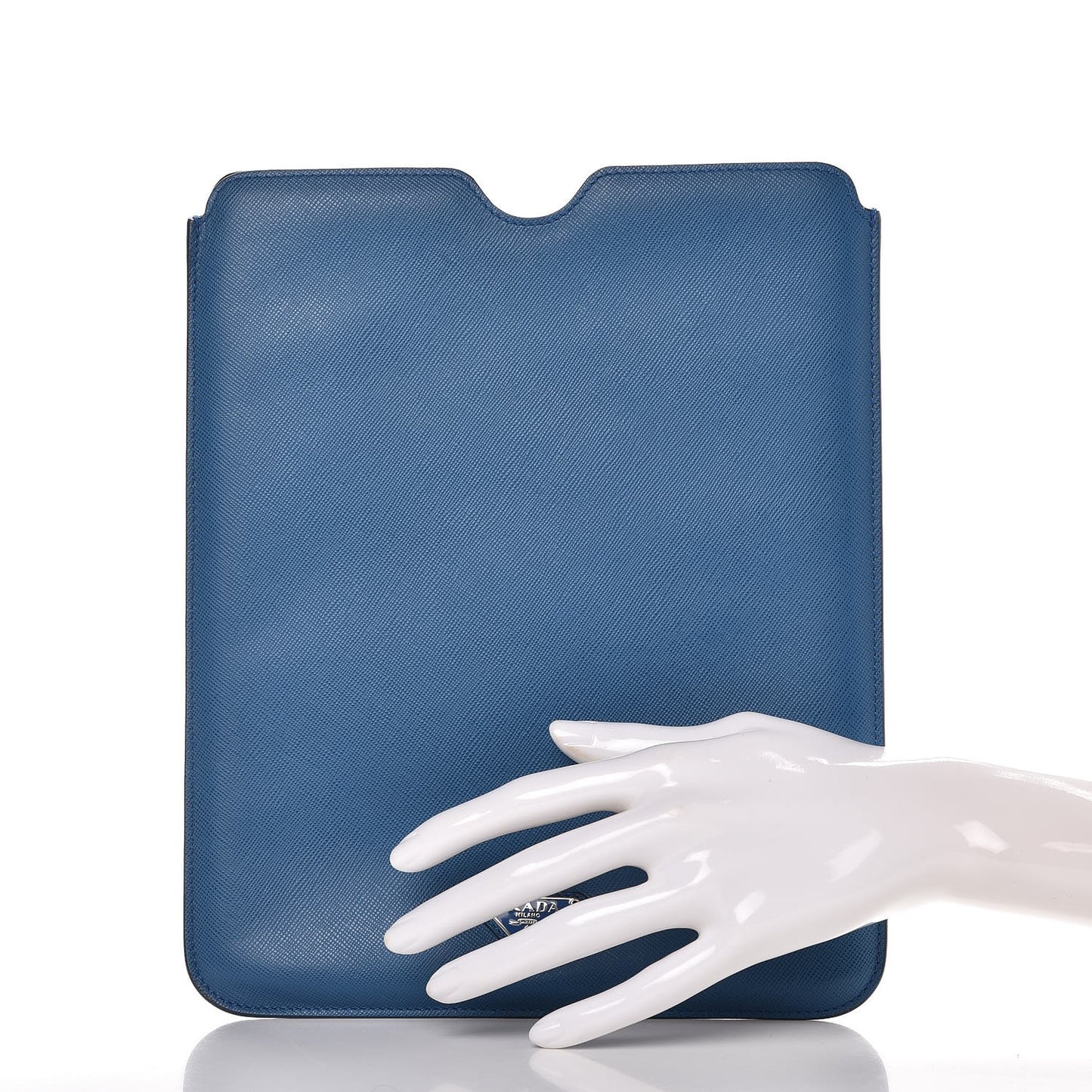 Saffiano iPad Sleeve Case Cobalto
